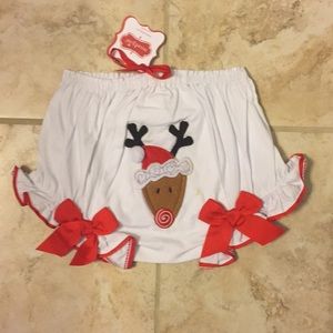 NWT Mud Pie diaper cover. Size 12-18 months